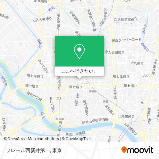 フレール西新井第一地図