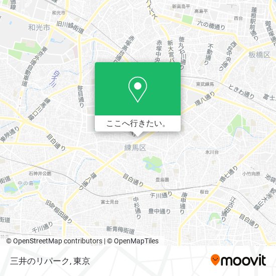 三井のリパーク地図