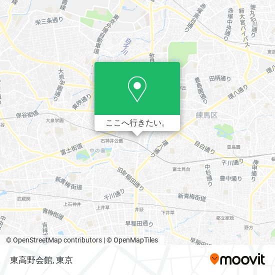 東高野会館地図