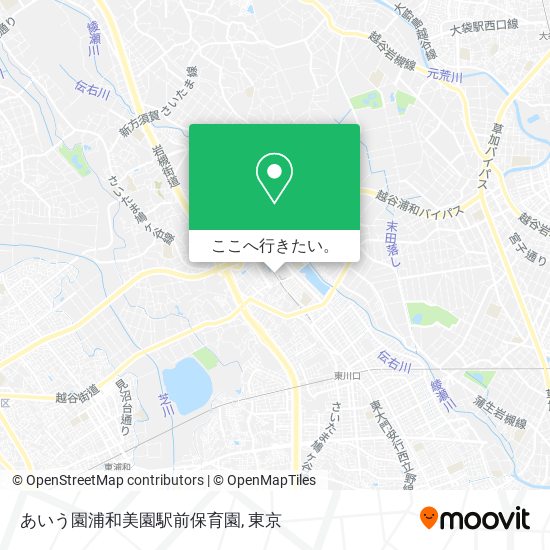 あいう園浦和美園駅前保育園地図