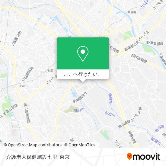 介護老人保健施設七里地図