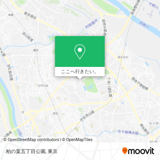 柏の葉五丁目公園地図