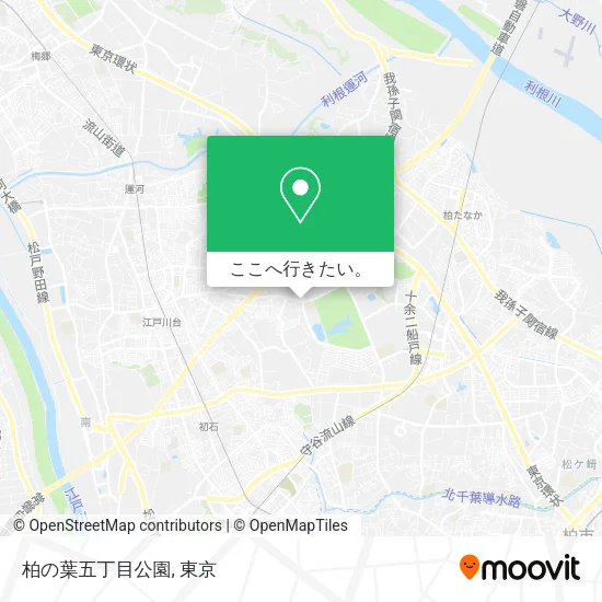 柏の葉五丁目公園地図