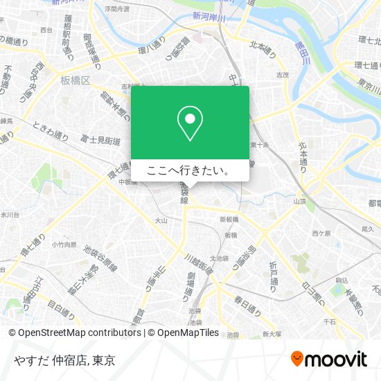 やすだ 仲宿店地図