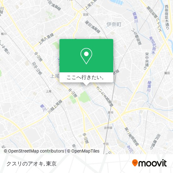 クスリのアオキ地図