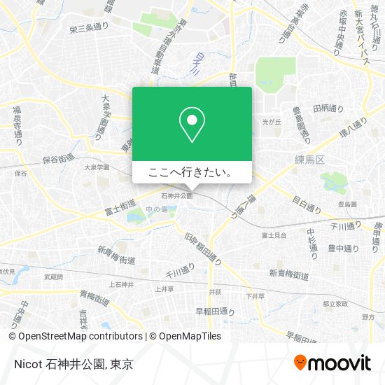 Nicot 石神井公園地図