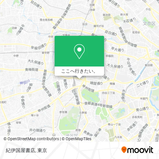 紀伊国屋書店地図
