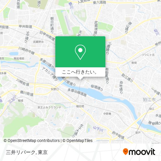 三井リパーク地図
