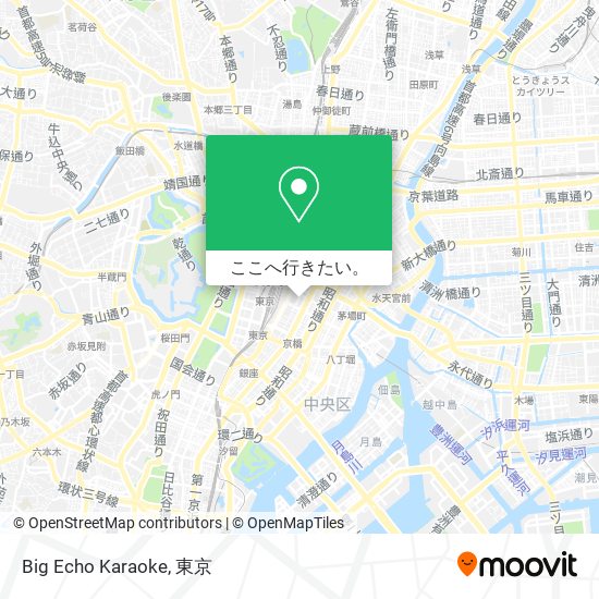 Big Echo Karaoke地図