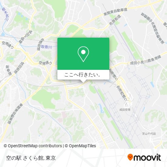 空の駅 さくら館地図