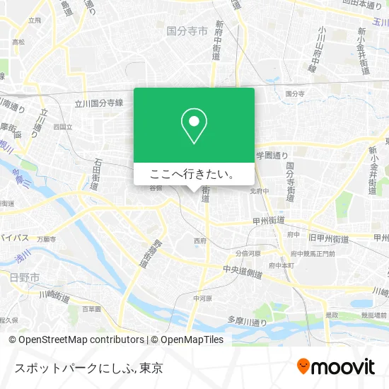 スポットパークにしふ地図