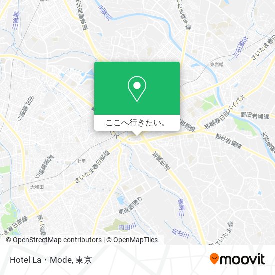 Hotel La・Mode地図