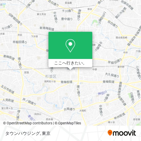 タウンハウジング地図