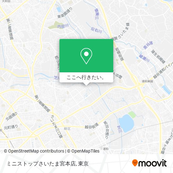 ミニストップさいたま宮本店地図