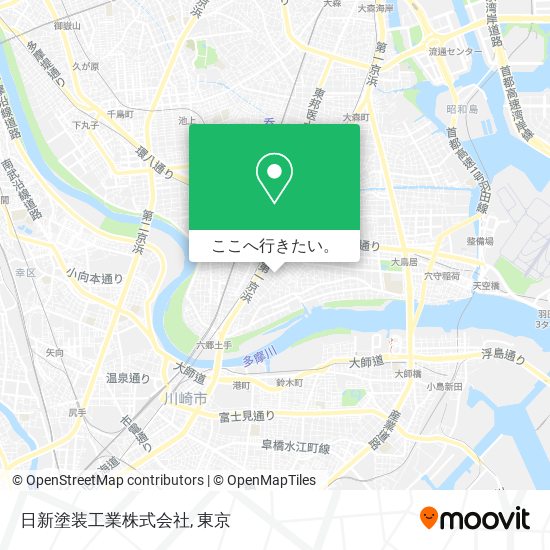 日新塗装工業株式会社地図