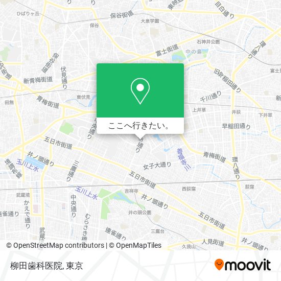 柳田歯科医院地図
