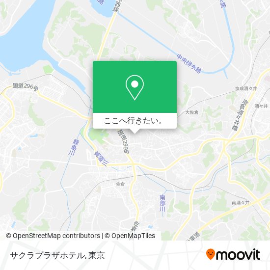 サクラプラザホテル地図