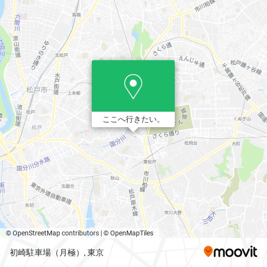 初崎駐車場（月極）地図