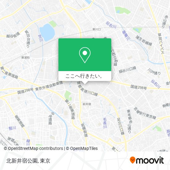 北新井宿公園地図