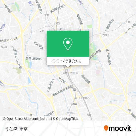 うな鐵地図