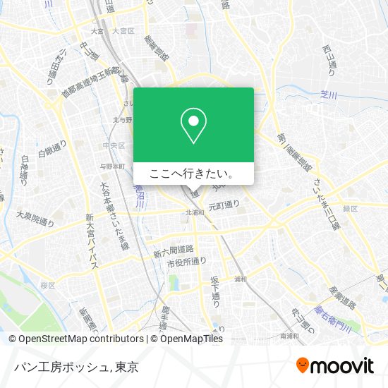 パン工房ポッシュ地図