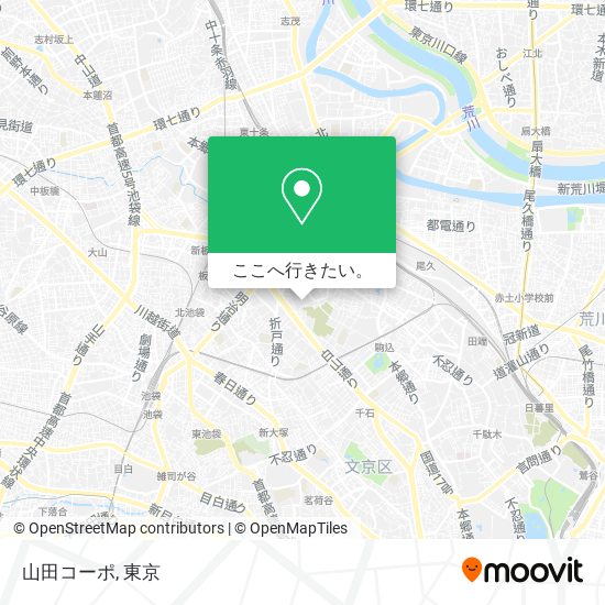 山田コーポ地図