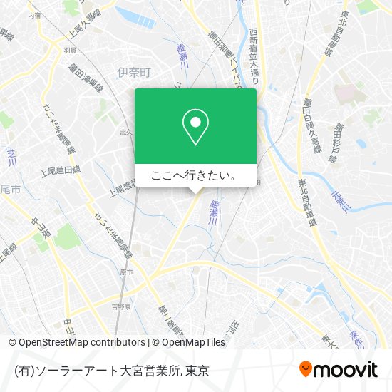 (有)ソーラーアート大宮営業所地図