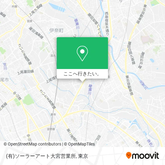 (有)ソーラーアート大宮営業所地図