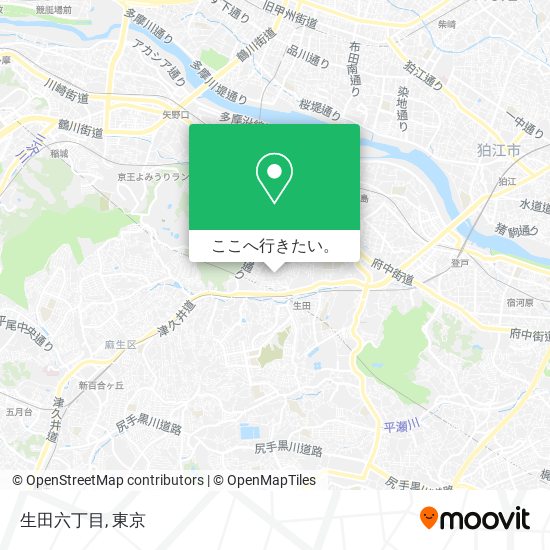 生田六丁目地図