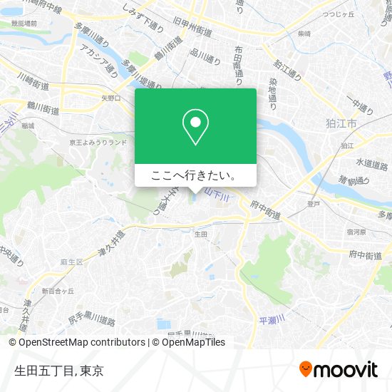 生田五丁目地図