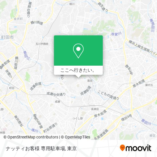 ナッティお客様 専用駐車場地図