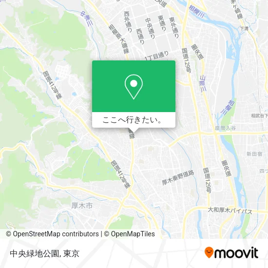 中央緑地公園地図