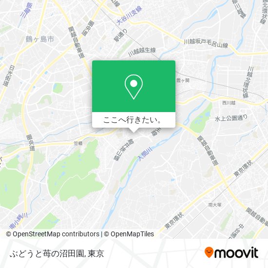 ぶどうと苺の沼田園地図
