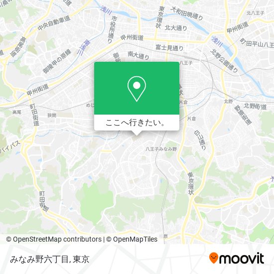 みなみ野六丁目地図