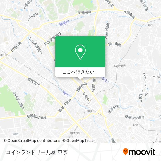 コインランドリー丸屋地図