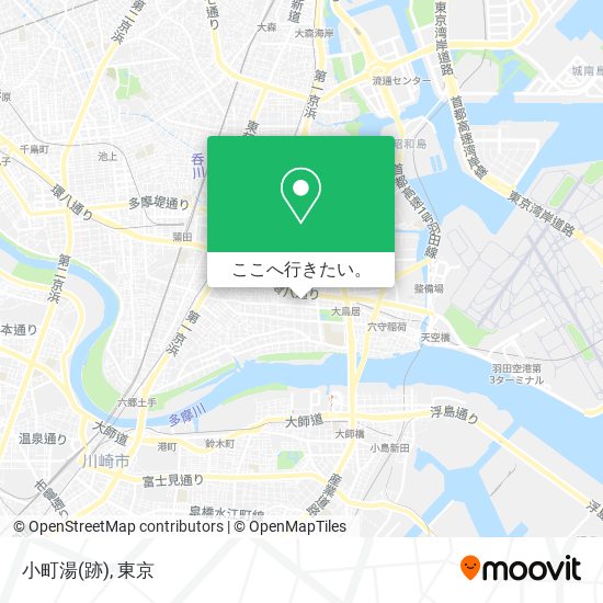 小町湯(跡)地図