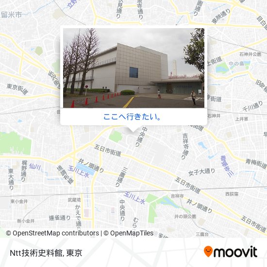 Ntt技術史料館地図