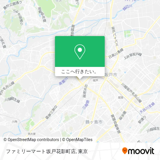 ファミリーマート坂戸花影町店地図