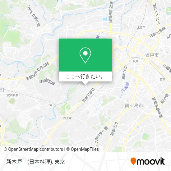 新木戸　(日本料理)地図