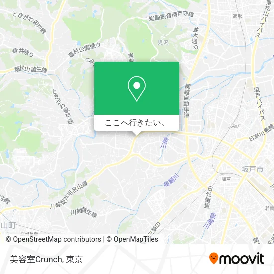 美容室Crunch地図