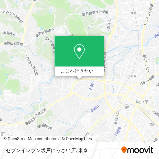 セブンイレブン坂戸にっさい店地図