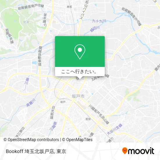 Bookoff 埼玉北坂戸店地図