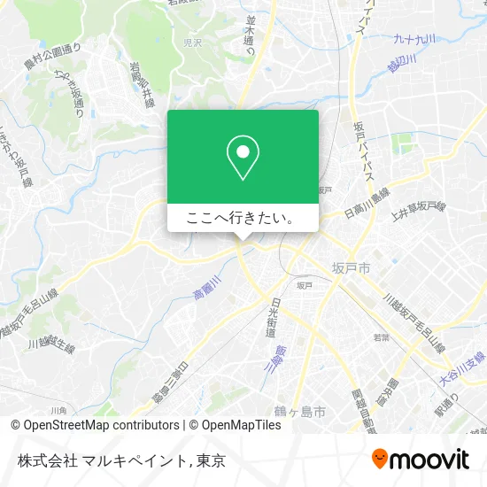 株式会社 マルキペイント地図