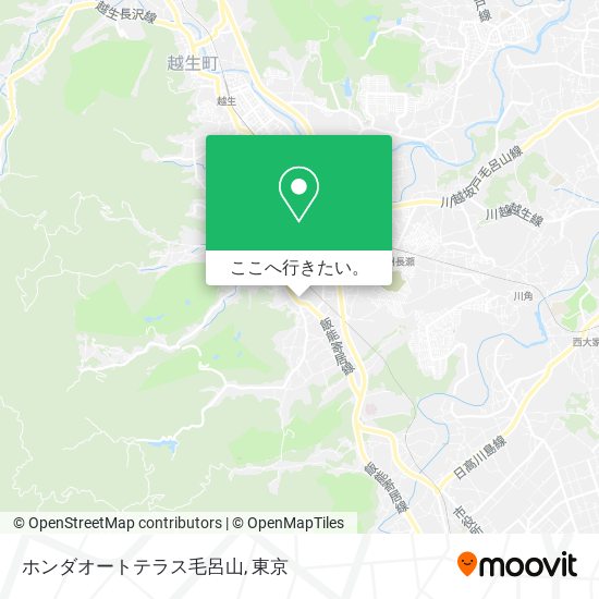 ホンダオートテラス毛呂山地図