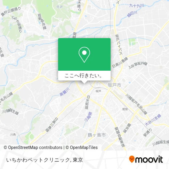 いちかわペットクリニック地図