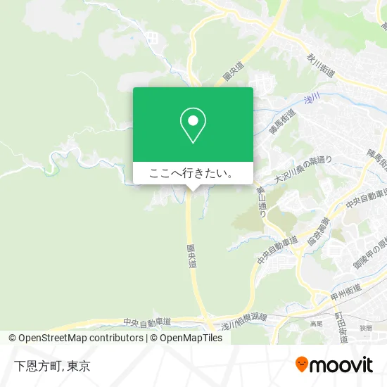 下恩方町地図