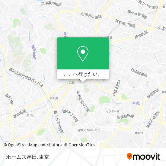 ホームズ荏田地図