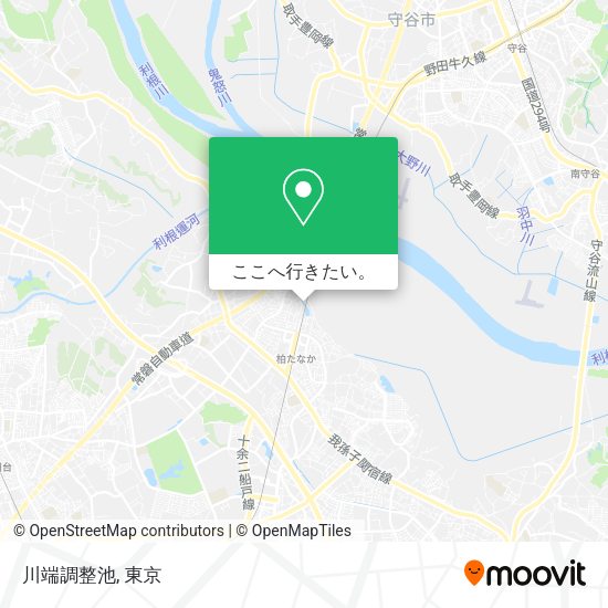 川端調整池地図
