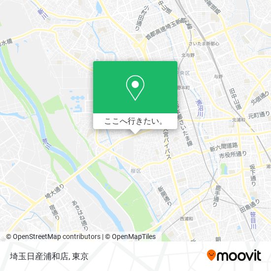 埼玉日産浦和店地図