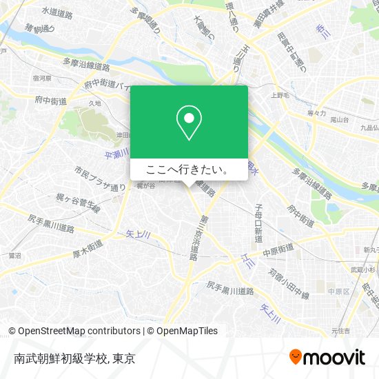 南武朝鮮初級学校地図